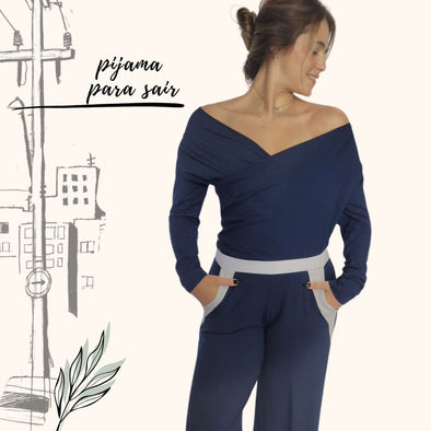 Pijama Feminino Homewear Preguistê Multifuncional Ocasional Serenitê