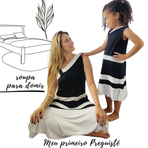 Pijama Camisola Infantil Homewear Preguistê Princesa
